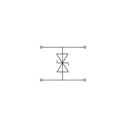 WAGO - Bauelement-Reihenklemme Bauelementklemme 280-944/281-594 Abschlussplatte,grau