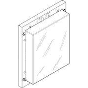 ABN - Abdeckung für Verteilerfeld Abdeckplatte FAS12PLHN 250x300mm 1FB/2RE