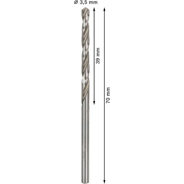 Bosch - Bohrer PRO Metal HSS-G 2608595058 Spiralbohrer 3,5 x