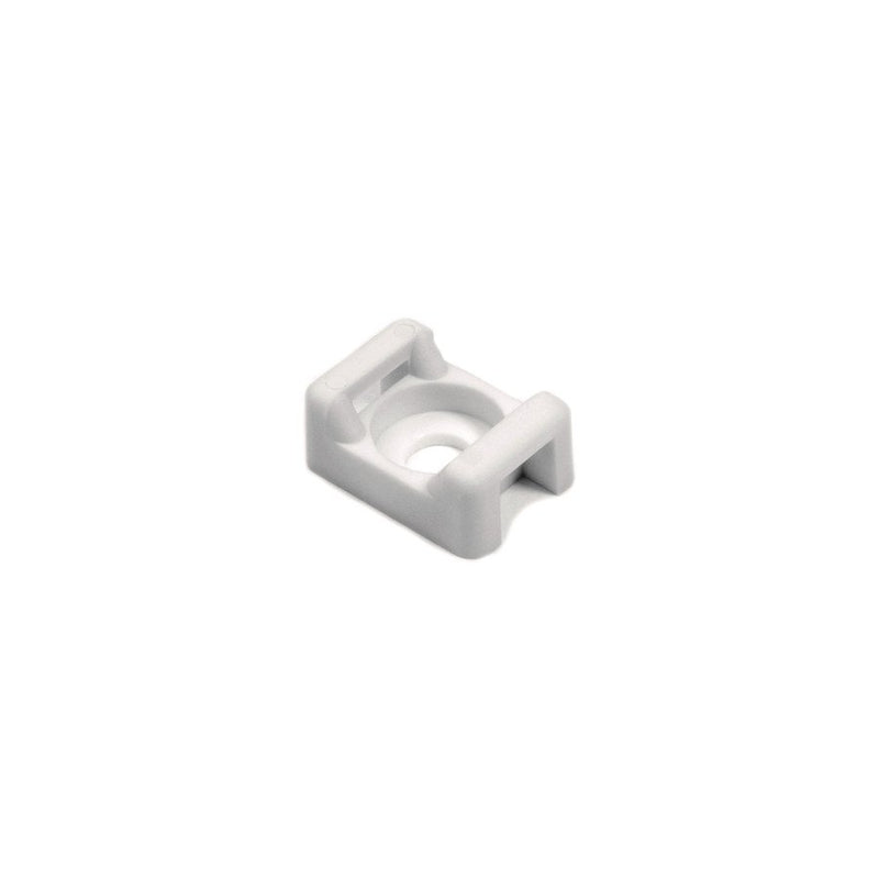 HellermannTyton - Befestigungssockel und -element für Kabelbinder Befestigungssockel CTM1 PA66 WH 100 14,7x9,4mm − 100 Stück