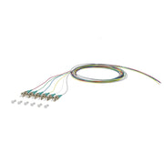 Metz Connect - LWL-Pigtail OpDAT Pigtail ST-PC 150M1AO0020E6 OM3 6 Farben − 6 Stück
