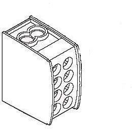 ABN - Hauptleitungsklemme XHKB1254 1-polig fingersicher