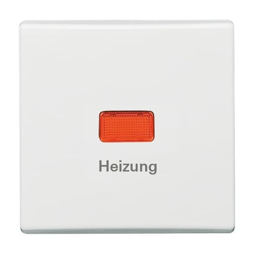 Busch-Jaeger - Abdeckung/Bedienelement für Installationsschalterprogramme Wippe aws 2102 H-34 Heizung-Notschalter