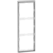 Peha - Abdeckrahmen Rahmen 3-fach rws/chr D 95.573.02.60 waage/senkrecht