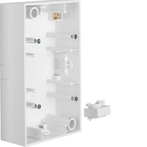 Berker - Aufputzgehäuse für Unterputzgerät AP-Gehäuse 2f.pws/matt 10421909