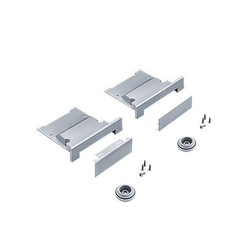 Zumtobel - Mechanisches Zubehör/Ersatzteile für Leuchten Endkappenset SLN2 MRT ECSET L20SR silber