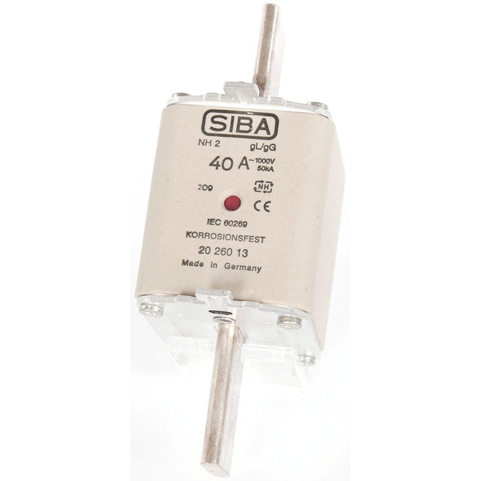 Siba - Messersicherung NH-Sicherungseinsatz 2021208.250 250A NH2 aM 690V − 3 Stück
