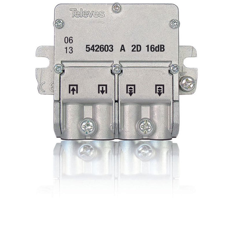 Televes - Abzweiger und Verteiler Easy-F Abzweiger 2f. EFA216N 5-2400 MHz AD:16 dB