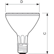 Philips Lighting - Halogen-Metalldampflampe mit Reflektor Halogenmetalldampflampe CDM-R Elite#24188100 70W 930PAR30L 30D − 6 Stück