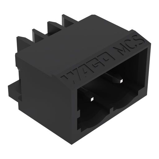 WAGO GmbH & Co. KG - Leiterplattensteckverbinder THR-Stiftleiste Lötstift 231-43#4044918988636 1,0x1,0,abgew.,sw − 200 Stück