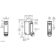 Turck - Induktiver Näherungsschalter Sensor BI5U-Q12-AN6X2-H1141 induktiv − 1 Stück