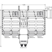 Hensel - Installationskleinverteiler PV-Wechselrichter-Sammler Mi PV 6544 220kVA