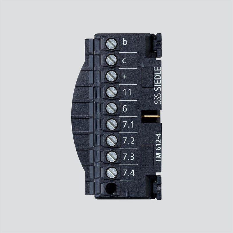 Siedle&Söhne - Zubehör/Ersatzteile für Türkommunikation Klemmblock TM 612-4 Schwarz