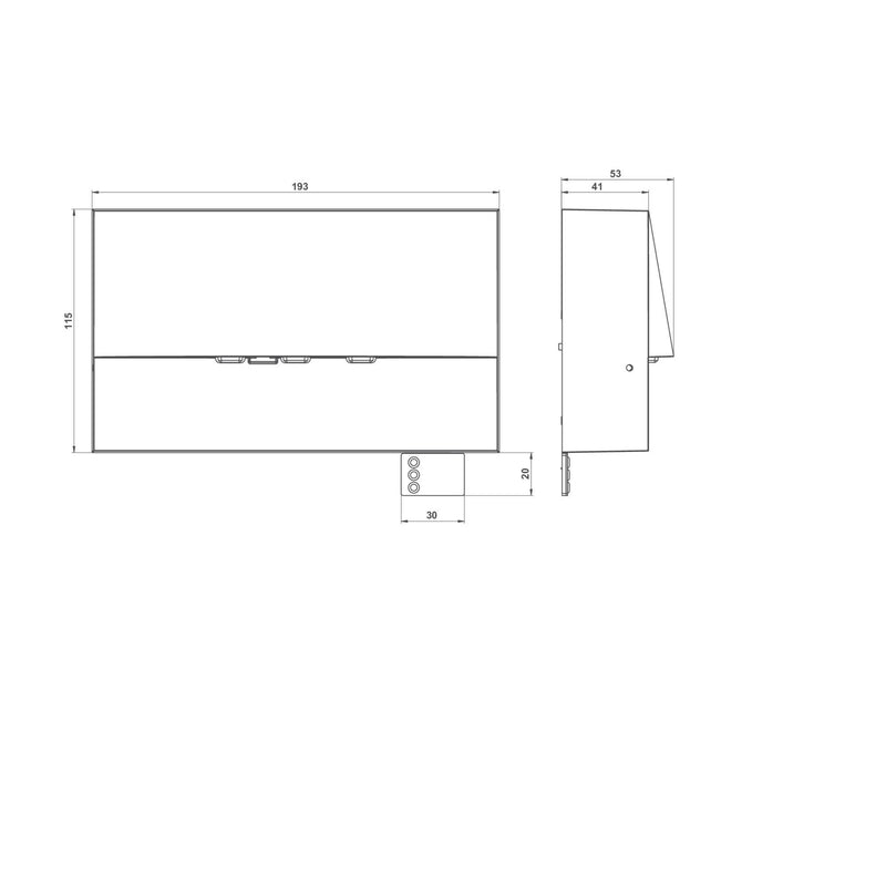 RP-Technik - Sicherheitsleuchte WAF421WL-AZ EB 1h, WL, anthr