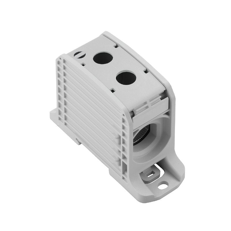 Weidmüller - Durchgangs-Reihenklemme Potentialverteilerklemme WPD1321X185/1X185GY 185, 250A, Pole: 1