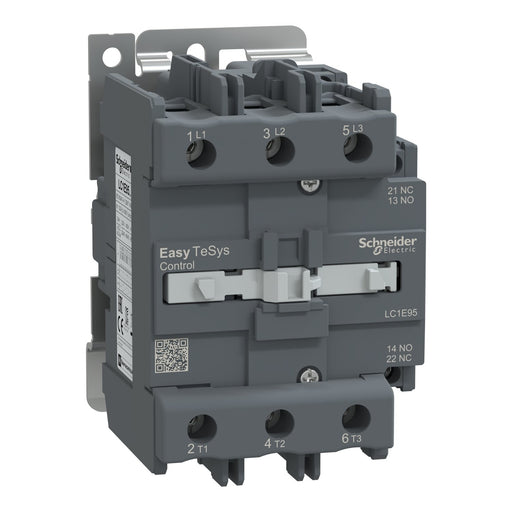 Schneider Electric - Leistungsschütz zum Schalten von Wechselstrom Leistungsschütz Easy TeSys LC1E95M5 3P 95A 220VAC 50Hz