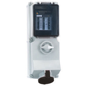Bals Elektrotech - CEE-Steckdose abschaltbar, abgesichert (IEC 60309) Wandsteckdose abschaltbar 17335 abgesichert 63A 4p