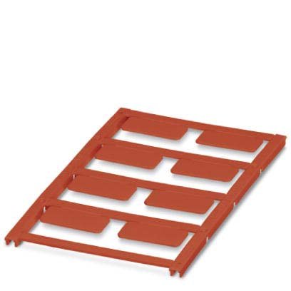 Phoenix Contact - Kennzeichnungsmaterial Kunststoffschild UC-EMLP (27X12,5) RD rot, 27x12,5mm − 10 Stück