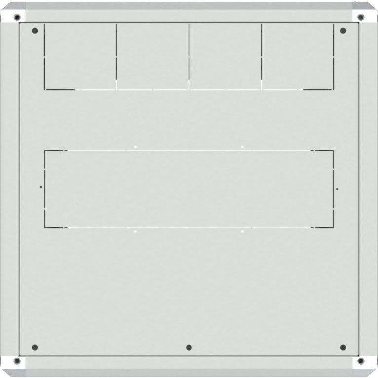 Enoc - Netzwerk-/Serverschrank 19" Standschrank Baserack-6/6, 24HE 600x600x24HE