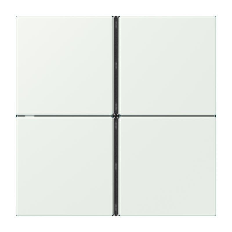 Jung - Abdeckung/Bedienelement für Installationsschalterprogramme Tastensatz 4fach LC 404 TSA 210 outremer gris