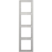 Jung - Abdeckrahmen Rahmen 4-fach lgr LS 984 LG waage/senkrecht