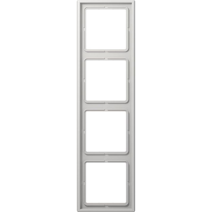 Jung - Abdeckrahmen Rahmen 4-fach lgr LS 984 LG waage/senkrecht