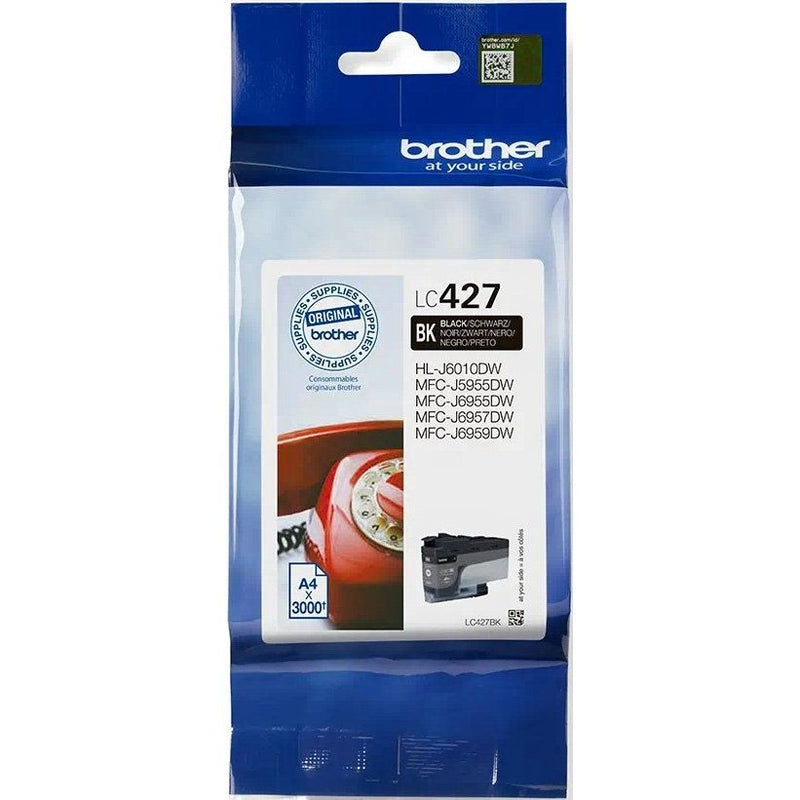 Brother - Verbrauchsmaterial für Telefax/Drucker/MFC Tintenpatrone LC-427BK sw