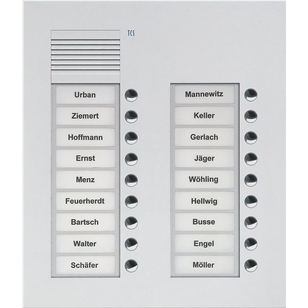 TCS Tür Control - Türstation für Türkommunikation Türsprechstelle PUK18/2-EN  − 1 Stück
