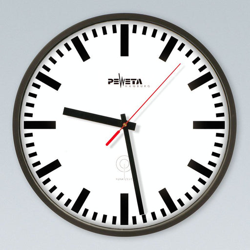 Peweta - Uhr Funkuhr 51.130.322 innen,1,5V,D=300mm