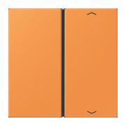 Jung - Abdeckung/Bedienelement für Installationsschalterprogramme Taste 1fach m. Pfeilsymb. LC 401 TSAP 225 orange clair