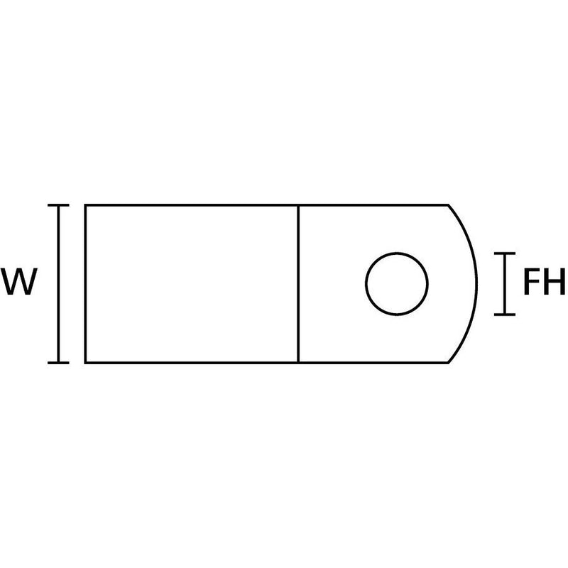HellermannTyton - Rohrschelle Befestigungsschelle AFCSS50-SS316-ML (5) Edelstahl rostfrei − 5 Stück