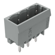 WAGO - Leiterplattensteckverbinder THT-Stiftleiste Lötstift 231-133/001-000 1,0x1,0,gerade,grau − 200 Stück