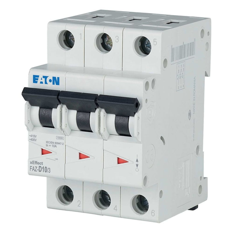 Eaton - Leitungsschutzschalter FAZ-D10/3 D 10A, 3p