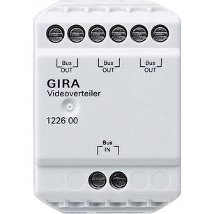 Gira - Zusatzgerät für Türkommunikation Videoverteiler 122600 Türkommunikation