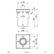 EVN Lichttechnik - Bodeneinbauleuchte 678410 230V 35W