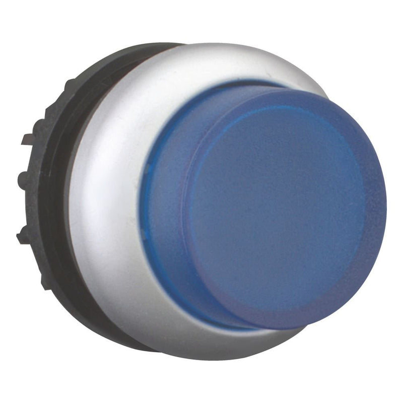 Eaton - Frontelement für Drucktaster Leuchtdrucktaste M22-DLH-B hoch,blau,blanko