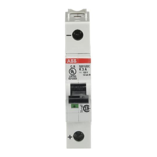 ABB Stotz S&J - Leitungsschutzschalter Sicherungsautomat S201UDC-K3 14 kA, 3 A, 1P