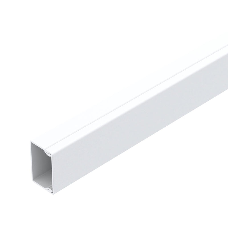 OBO Bettermann - Leitungsführungskanal Wand+Deckenkanal WDK25040RW 25x40mm,PVC − 2 Meter
