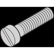 Schroff - Maschinenschraube/Bolzen Schraube 21100150 (VE100) − 10 Packung