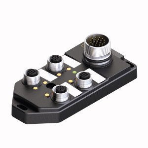 Turck - Passiver Sensor-/Aktor-Verteiler (mit Leitung) Verteiler passiv TB-4M12-5P3-CS19T M12x1-4fach