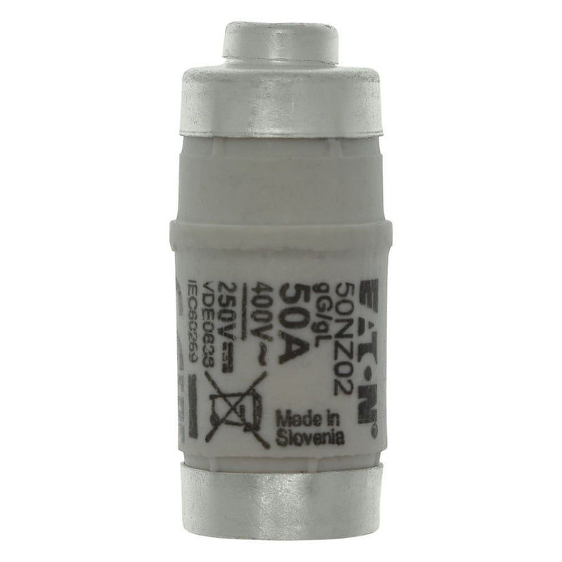 Eaton - D0-Sicherungseinsatz Sicherungseinsatz Nieders. SICHERUNG-#50NZ02 50A AC 400V 50kA − 10 Stück