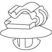 HellermannTyton - Befestigungsschelle für Kabel/Rohre Befestigungselemente 151-01843(2500) Spreizanker schwarz − 2500 Stück