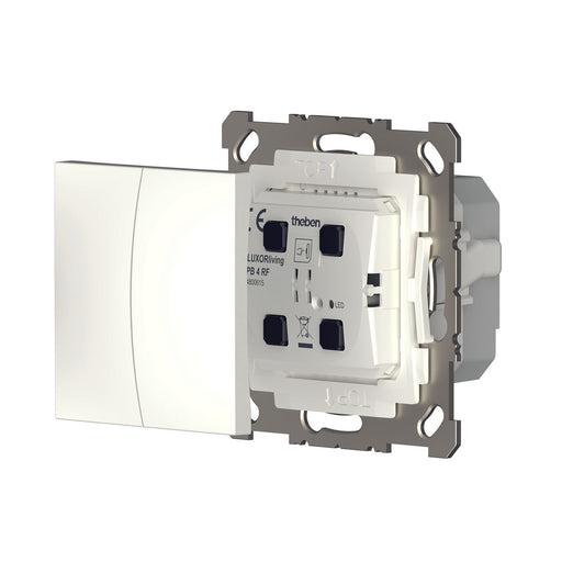 Theben - Bussystem-Binäreingang 2/4-fach Funk-Taster LUXORliving PB 4 RF mit Temperatursensor