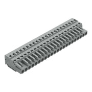 WAGO - Kabelsteckverbinder für Leiterplattensteckverbinder 1-Leiter-Federleiste 231-122/102-000 CAGECLAMP,2,5 mm²,gr − 10 Stück