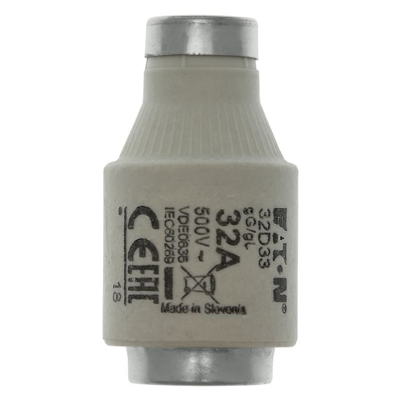Eaton - D-Sicherungseinsatz Sicherungseinsatz Nieders. SICHERUNG-#32D33 32A AC 500V 50kA − 25 Stück