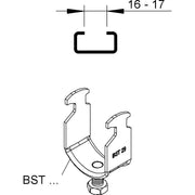 Niedax - Rohrschelle Bügelschelle BST 13.5 − 100 Stück