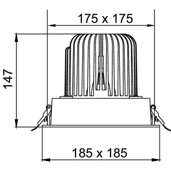 Brumberg Leuchten - Downlight/Strahler/Flutlicht LED-Einbaurichtstrahler 12583183