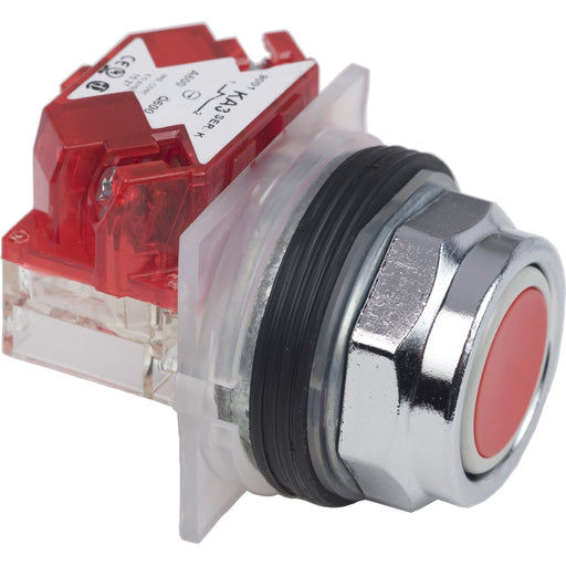 Schneider Electric - Drucktaster, Komplettgerät Drucktaster 9001KR1RH6 rot, D=30mm