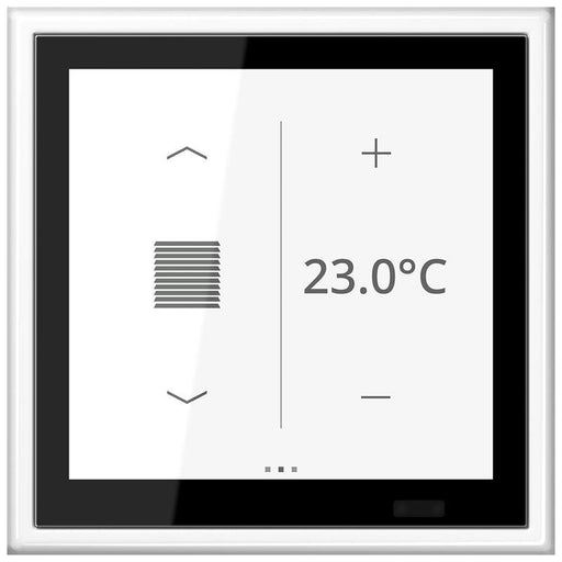 Jung - Bussystem-Mehrfach Bediengerät KNX Raumcontroller LS 459 D1 S WW LS TOUCH