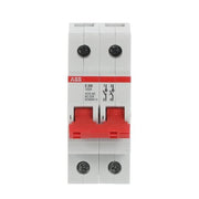ABB Stotz S&J - Schalter für Reiheneinbau Trennschalter E202/125R Schaltgriff rot